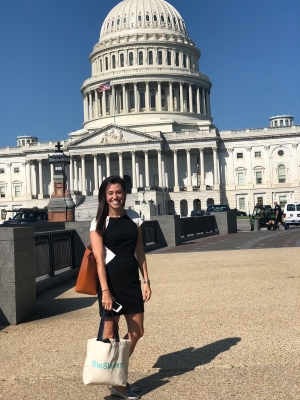 Reporting for theSkimm in D.C.