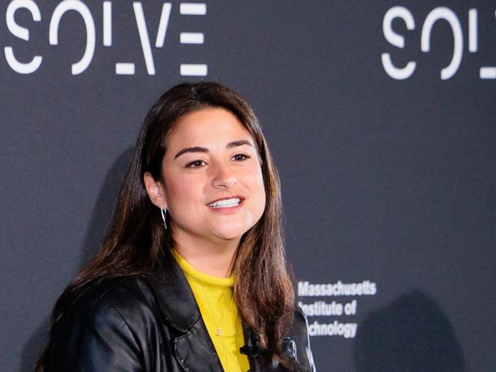 Roberta Braga speaks at MIT SOLVE