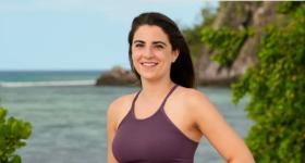 Kellie Nalbandian is on the 45th season of “Survivor." (Robert Voets / CBS)