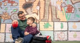 Joe Gidjunis, pictured here with his son, Gabe, found immense joy in being a dad—and sadness in the fact that no one told him to expect it. (Contributed photo)